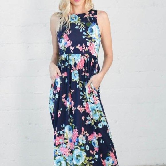 Floral print Maxi dress - Picture 3 of 4